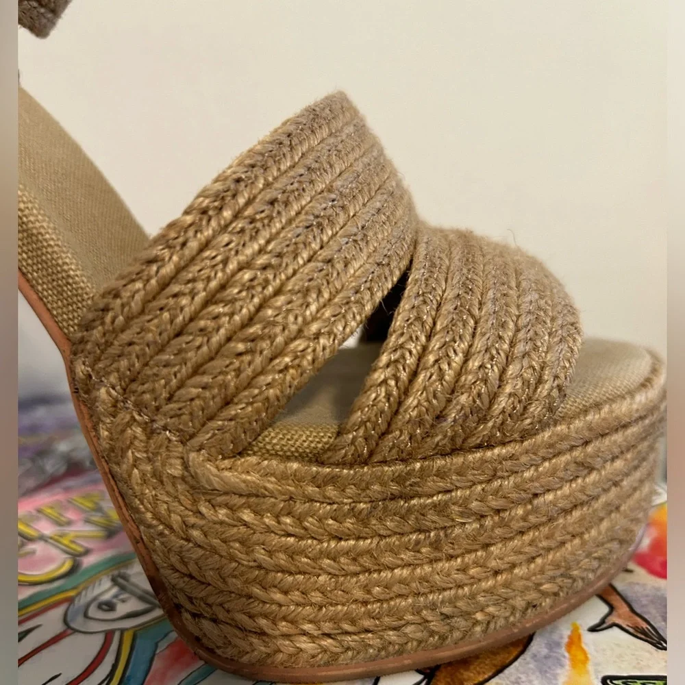 Jeffrey Campbell Yawl Super High Platform Sandal - Picture 6 of 8